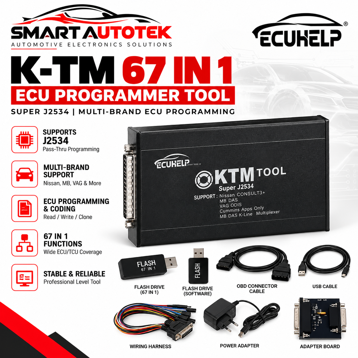 K-TM 67 in 1 ECU Programmer Tool product image